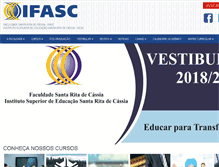 Tablet Screenshot of ifasc.com.br
